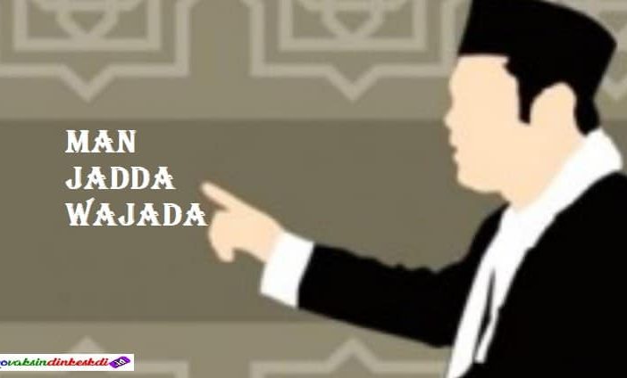 Man Jadda Wajada Tulisan Arab Kaligrafi Dan Artinya Adalah Duniata